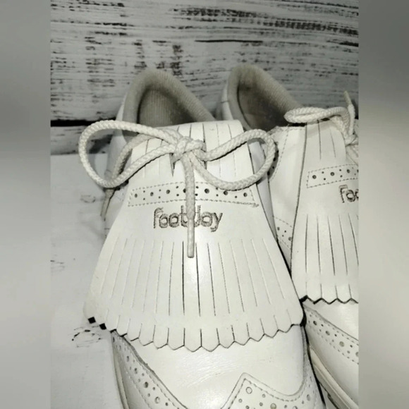Footjoy Softjoys Golf Shoe in White size 11 Narrow 98566 Athletic Sports - Picture 4 of 6